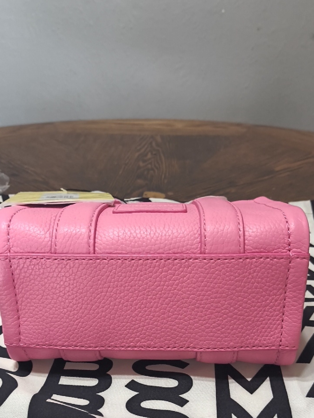 Marc Jacobs PETAL Pink 🩷 Micro  Pebbled Leather Tote Bag - Picture 4 of 7